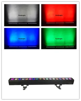 20 штук профессионального дизайна blacklight led bar 18шт 10 Вт 4в1 10 Вт rgbw led настенная шайба с бегущим эффектом пиксельная лампа