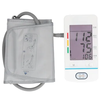 Pengukur Glukosa Otomatis Tipe Lengan Akurasi Tinggi Monitor Tekanan Darah Ringan Pintar