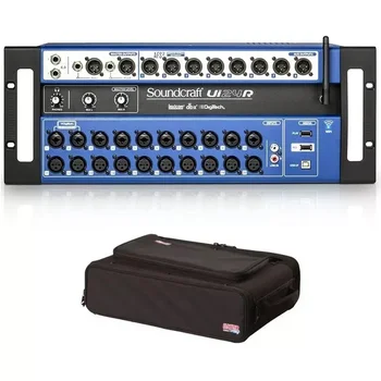 Soundcraft Ui24R 24-канальный цифровой микшер, многодорожечный USB-рекордер с беспроводным управлением