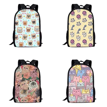 BELIDOME Funny Cats Женский Мужской рюкзак для путешествий, рюкзаки для ноутбука, рюкзаки для студентов колледжа, уличный мужской ранец, рюкзак для мальчиков и девочек