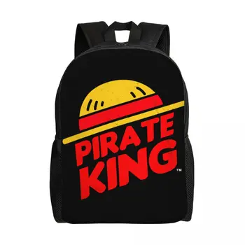 Рюкзаки The Pirate King для девочек и мальчиков, дорожные сумки для школы и колледжа Luffy, женская мужская сумка для книг, подходит для 15-дюймового ноутбука