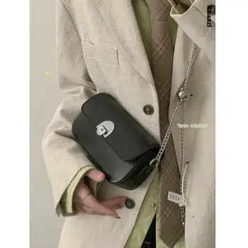 Роскошные дизайнерские сумки через плечо с цепочкой, модная винтажная женская сумка через плечо, высококачественная Новая маленькая сумочка 2023 года, повседневная универсальная