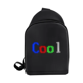 Рюкзак со светодиодным дисплеем для деловых поездок, рюкзак для ноутбука, мужской умный рюкзак 