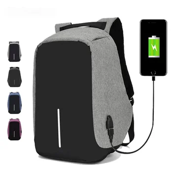 Противоугонный рюкзак, сумка для ноутбука 15,6 дюймов, мужская водонепроницаемая сумка для ноутбука, Дизайнерский школьный рюкзак большой емкости,