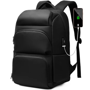 Новый мужской рюкзак большой емкости, 17-дюймовый рюкзак для ноутбука, противоугонный замок, дорожная сумка, USB-зарядка, школьный рюкзак, бизнес Mochila