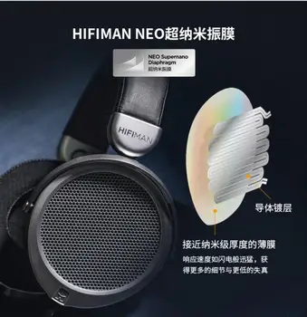 Беспроводная Bluetooth-гарнитура HIFIMAN DEVA Pro с плоской диафрагмой, проводные наушники, игровая гарнитура