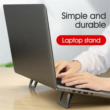 Складная подставка для ноутбука Базовый кронштейн Поддерживает ножки мини-подставки для охлаждения компьютерной клавиатуры ноутбуков Macbook Air Lenovo Thinkpad PC