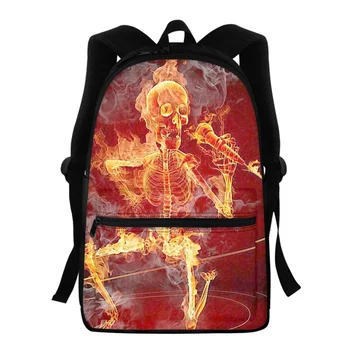 FORUDESIGNS/ Модные школьные рюкзаки для студентов с дизайном 