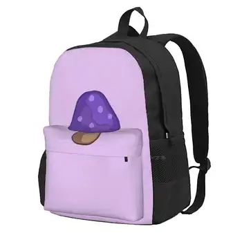 Школьная сумка для хранения Stardew Valley Purple Mushroom, студенческий рюкзак, видеоигры Stardew Valley Purple Mushroom, милая девочка