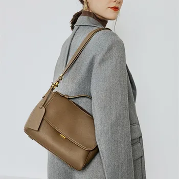 Нишевый дизайн, новая осенне-зимняя рабочая сумка-тоут, переносная женская сумка для пригородных поездок