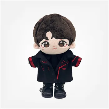 Комплект черного пальто для куклы из хлопка длиной 20 см, такой же, как у Star HK Mirror, одежда для кукол, аксессуары для кукол 