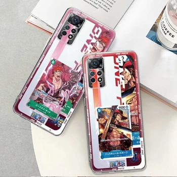 Роскошный Чехол Для Телефона One Piece Anime Card Для Xiaomi Redmi Note 7 8 9 10 11 12 4G 5G Pro 9S 10Pro NOTE11 11T 10S 8T