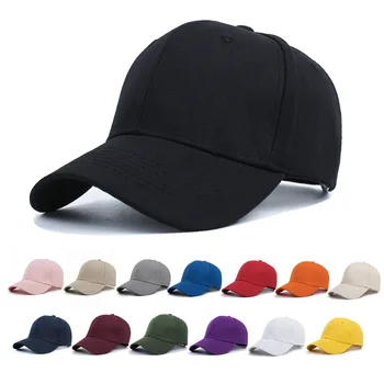 Хлопчатобумажная универсальная шляпа с утиным язычком, солнцезащитная шляпа, мужская шляпа-козырек, женская однотонная световая пластина, мужская бейсбольная бейсболка