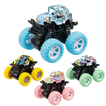 Новый полноприводный инерционный автомобиль, вращающаяся модель для трюков, Независимая пружинная конструкция для мальчиков, Детские автомобильные игрушки, детский подарок