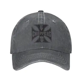 Персонализированная бейсбольная кепка Cotton West Coast Iron Cross Choppers для мужчин и женщин, Дышащая Спортивная кепка для папы