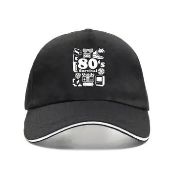 мужская повседневная модная шляпа для купюр, солнцезащитный крем, крутое руководство по выживанию 80-х, Забавная костюмированная вечеринка в стиле ретро восьмидесятых, музыка, фильм, черная шляпа для купюр