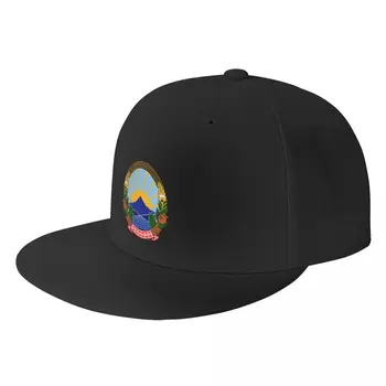 Классическая бейсболка Унисекс с национальным гербом Северной Македонии, Регулируемая хип-хоп шляпа для взрослых, Мужская Женская защита от солнца