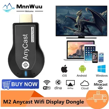 Плюс TV Stick Wifi Дисплей Приемник Anycast DLNA Miracast Airplay Зеркальный экран, совместимый с HDMI Android IOS Mirascreen Ключ