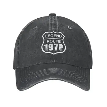 Классическая бейсболка из хлопка унисекс Legend Are Born In 1970 Для взрослых 53 лет, подарок на день рождения, Регулируемая шляпа для папы, Женская Мужская одежда на открытом воздухе