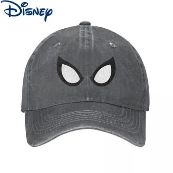 Бейсболка Marvel с глазами Человека-паука, винтажная хлопковая солнцезащитная кепка в стиле унисекс, уличные летние шляпы, кепка