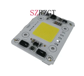 1 шт. светодиодный чип высокой мощности мощностью 50 Вт 170-265 В, встроенный драйвер, белый светодиодный чип полного спектра для DIY