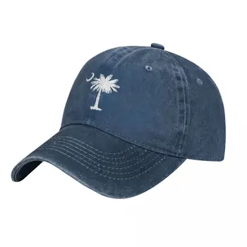 Кепка из пальметты и полумесяца Южной Каролины (Южная Каролина), Ковбойская шляпа, пляжная сумка, женская мужская шляпа